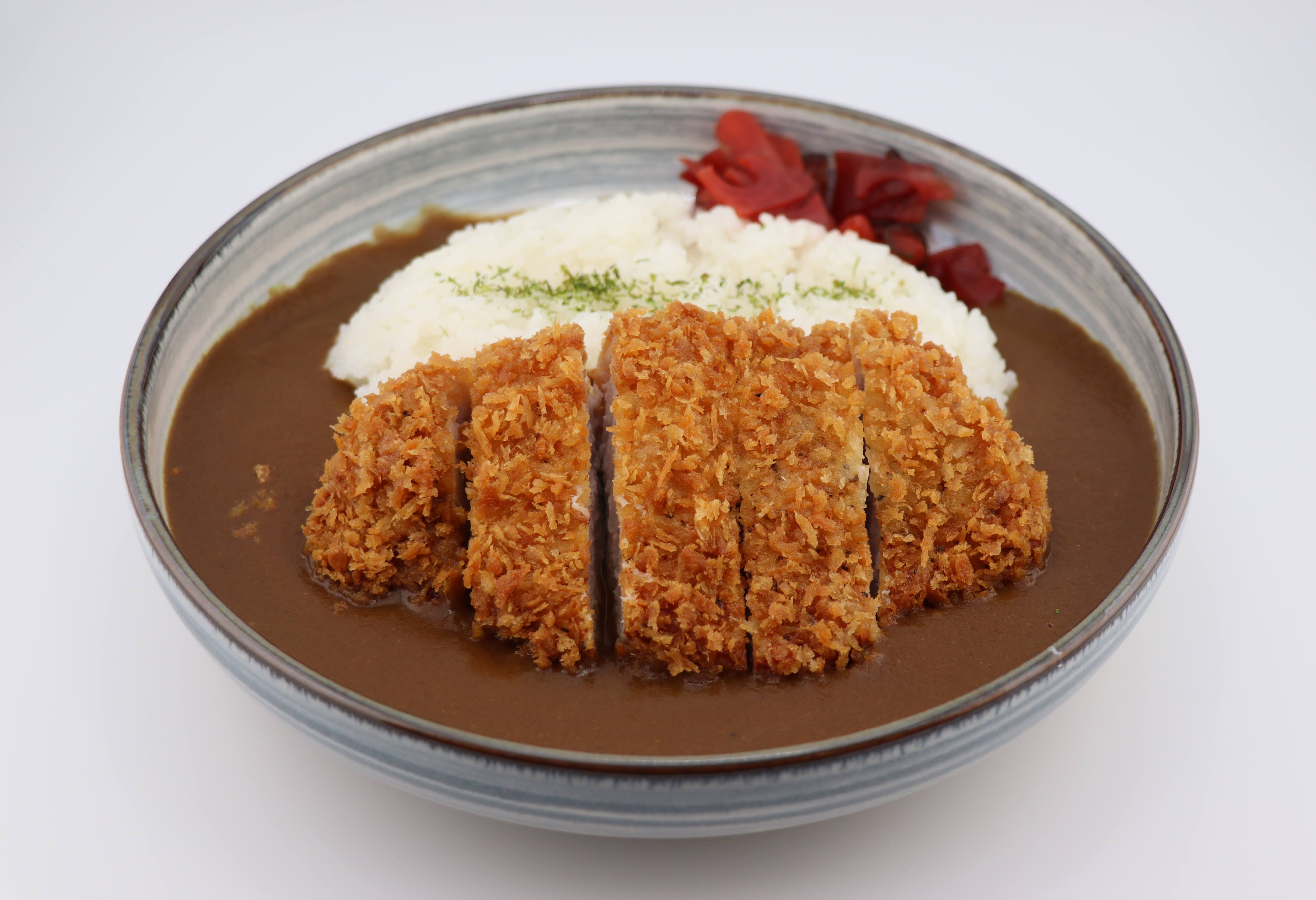 Pork Katsu Curry with crispy cutlet and aromatic curry sauce